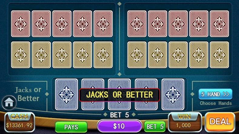 Скачать Video Poker Games - Multi Hand (Взлом на монеты) версия 2.5.4 apk на Андроид