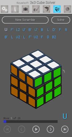 Скачать 3x3 Cube Solver (Взлом открыто все) версия 2.8.4 apk на Андроид