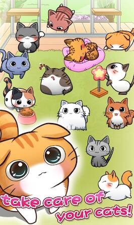 Скачать Cat Room - Cute Cat Games (Взлом на монеты) версия 2.4.5 apk на Андроид