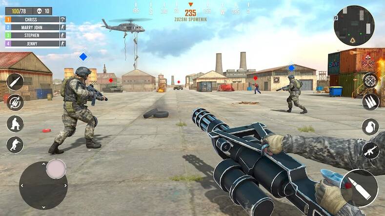Скачать Армия игр с оружием: стрелялки (Взлом на деньги) версия 0.9.7 apk на Андроид
