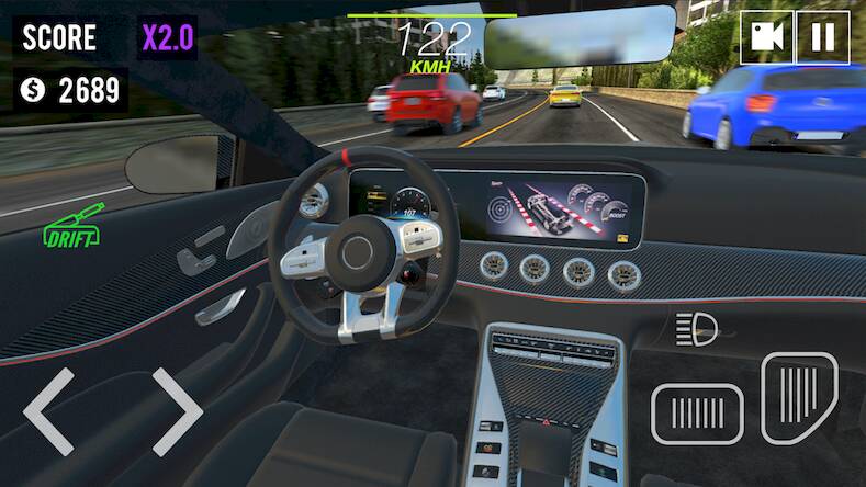 Скачать Racing in Car 2021 (Взлом на монеты) версия 2.9.8 apk на Андроид