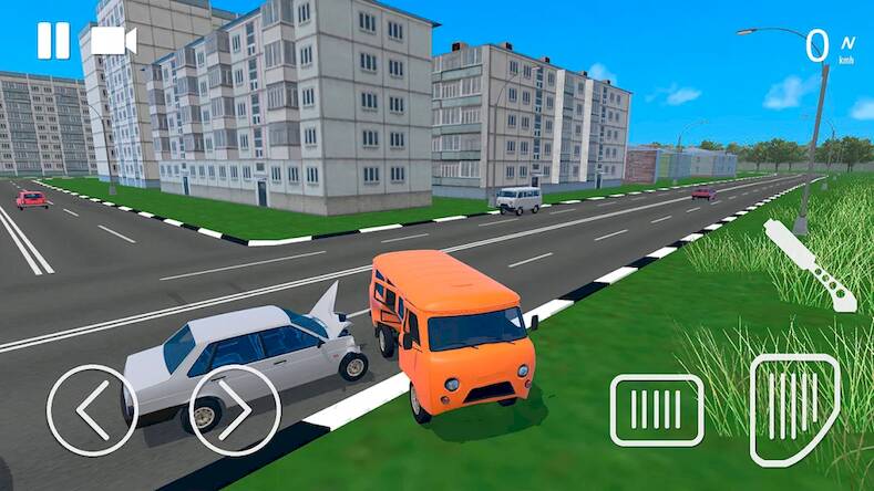 Скачать Russian Car Crash Simulator (Взлом открыто все) версия 1.7.8 apk на Андроид