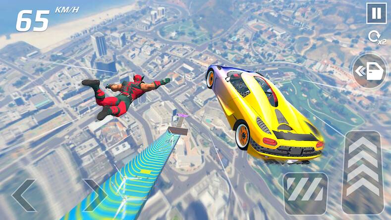 Скачать GT Car Stunts 3D: Car Games (Взлом на монеты) версия 1.9.2 apk на Андроид