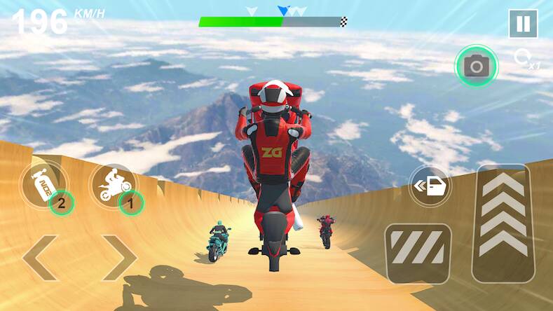 Скачать GT Moto Stunts 3D: Bike Games (Взлом на монеты) версия 2.3.7 apk на Андроид