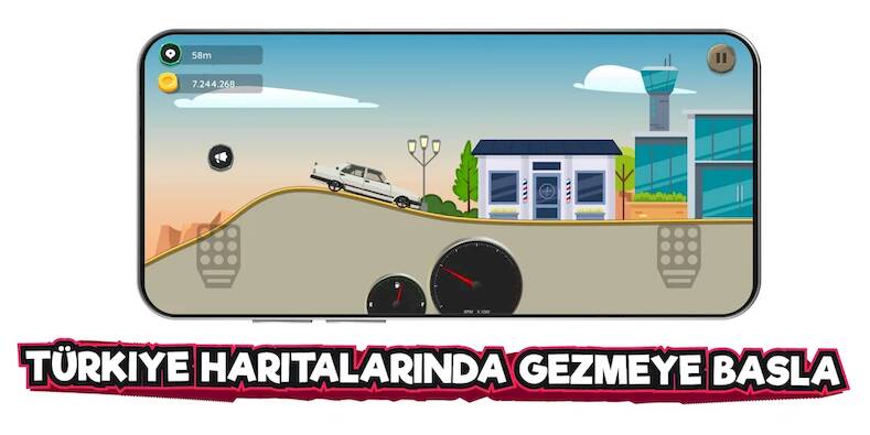 Скачать 2D Araba Serisi Modifiye Oyunu (Взлом на деньги) версия 0.3.5 apk на Андроид