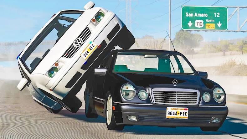 Скачать Realistic Car Crash Simulator (Взлом на деньги) версия 0.4.7 apk на Андроид