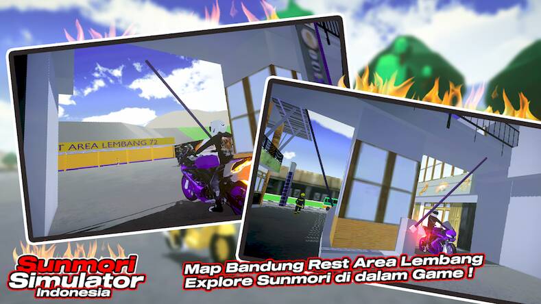 Скачать Sunmori Simulator Indonesia (Взлом открыто все) версия 2.7.4 apk на Андроид