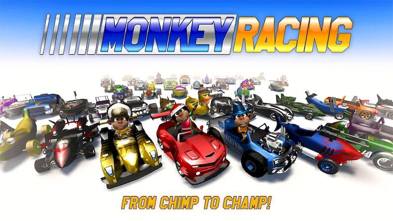 Скачать Monkey Racing Free (Взлом на монеты) версия 0.9.4 apk на Андроид