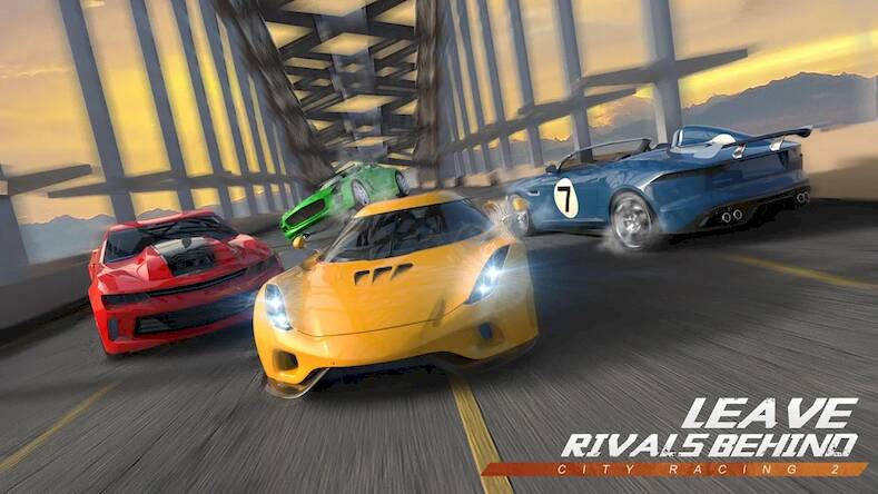 Скачать City Racing 2: 3D Racing Game (Взлом открыто все) версия 0.9.3 apk на Андроид