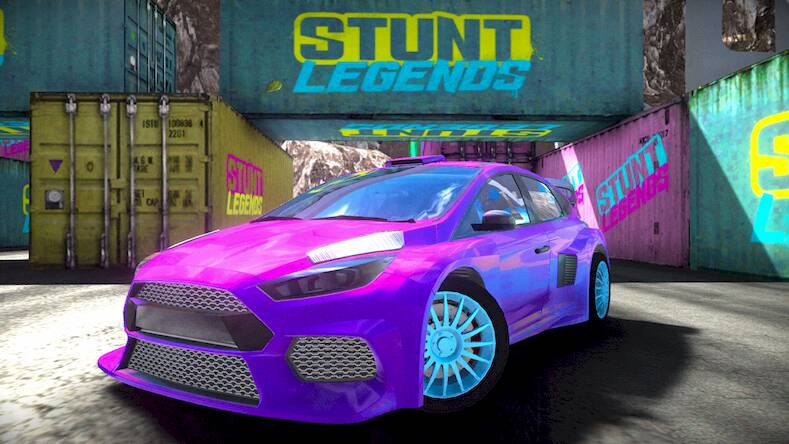 Скачать Stunt Legend Real Drift Racing (Взлом открыто все) версия 1.4.5 apk на Андроид