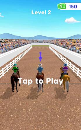 Скачать Конные скачки в 3D (Взлом на монеты) версия 0.4.4 apk на Андроид