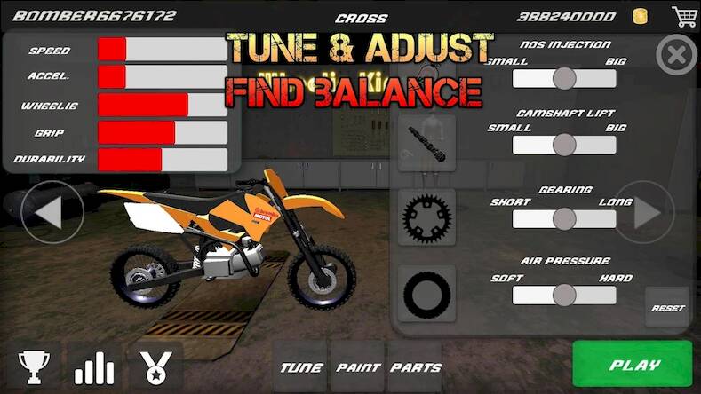 Скачать Wheelie King 2 - motorcycle 3D (Взлом на монеты) версия 1.2.7 apk на Андроид