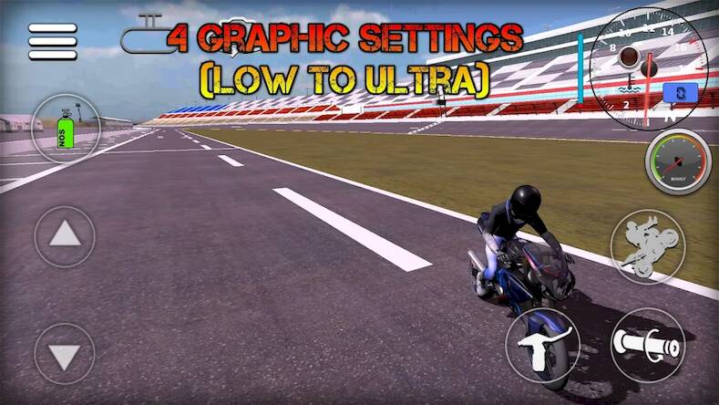 Скачать Wheelie King 2 - motorcycle 3D (Взлом на монеты) версия 1.2.7 apk на Андроид