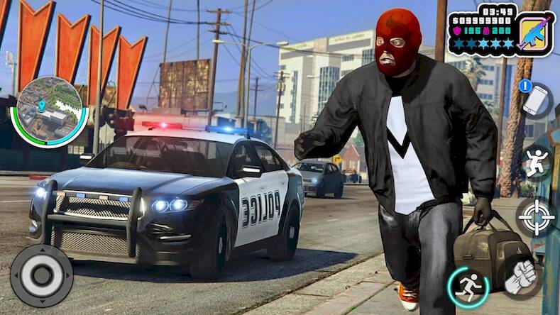 Скачать Игра Grand Gangster Theft Auto (Взлом на деньги) версия 1.5.7 apk на Андроид