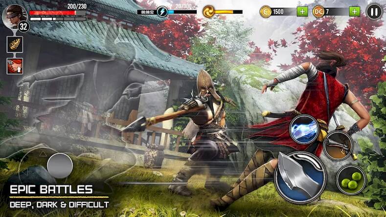 Скачать Ninja Ryuko: Shadow Ninja Game (Взлом открыто все) версия 2.3.8 apk на Андроид