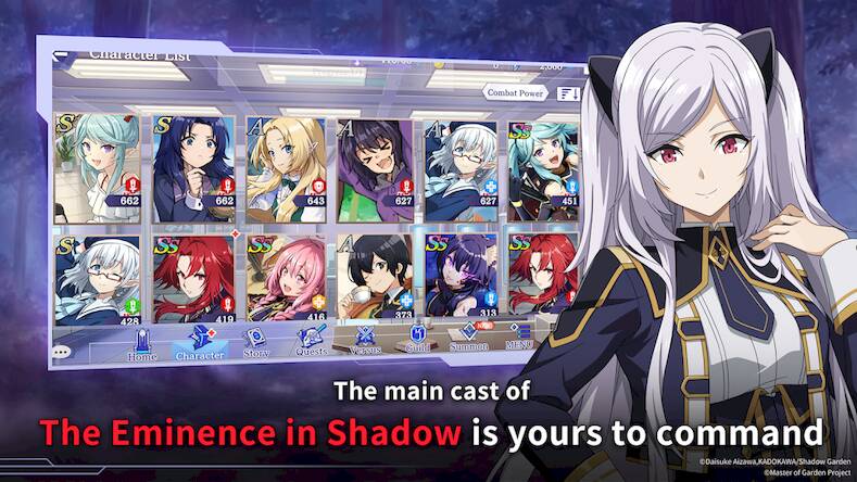 Скачать The Eminence in Shadow RPG (Взлом на деньги) версия 0.6.3 apk на Андроид