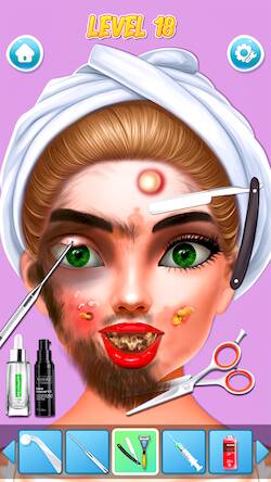 Скачать Игры про макияж для девочек (Взлом на монеты) версия 1.5.6 apk на Андроид