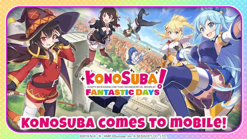 Скачать KonoSuba: Fantastic Days (Взлом на деньги) версия 0.3.6 apk на Андроид