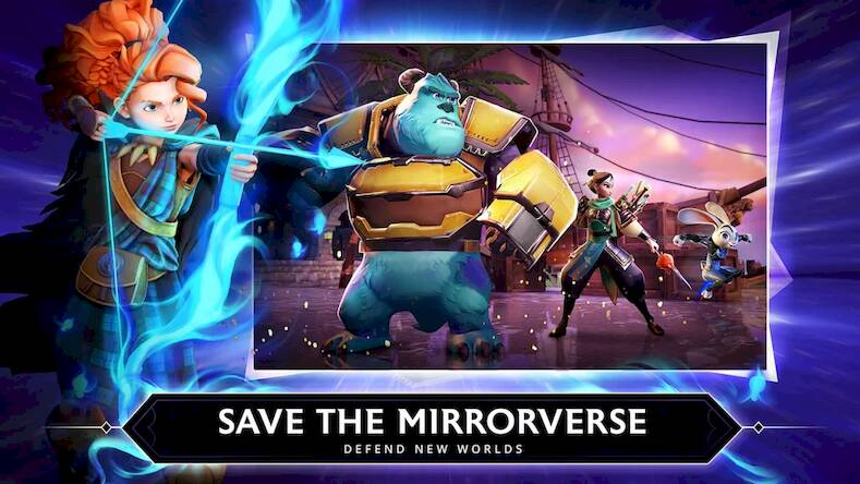 Скачать Disney Mirrorverse (Взлом на деньги) версия 1.1.8 apk на Андроид