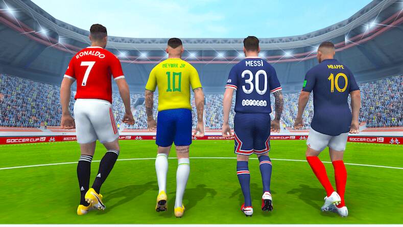 Скачать Игра футбольной лиги 3D (Взлом на деньги) версия 2.9.4 apk на Андроид
