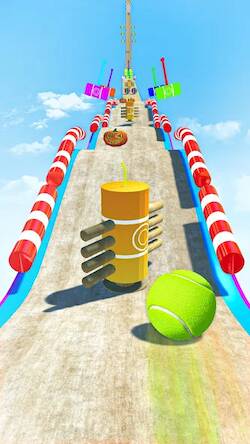 Скачать Скай Роллинг Игра в мяч (Взлом на деньги) версия 0.8.1 apk на Андроид