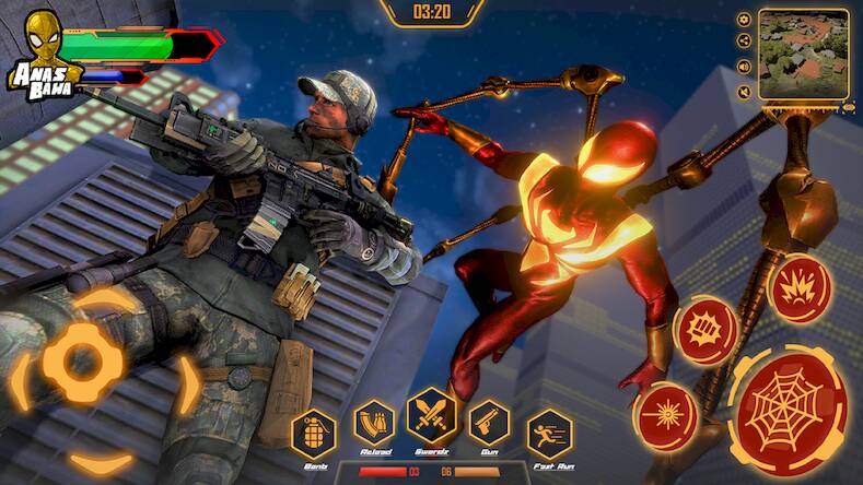 Скачать Iron Super Hero - Spider Games (Взлом на монеты) версия 0.8.1 apk на Андроид