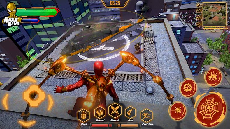 Скачать Iron Super Hero - Spider Games (Взлом на монеты) версия 0.8.1 apk на Андроид