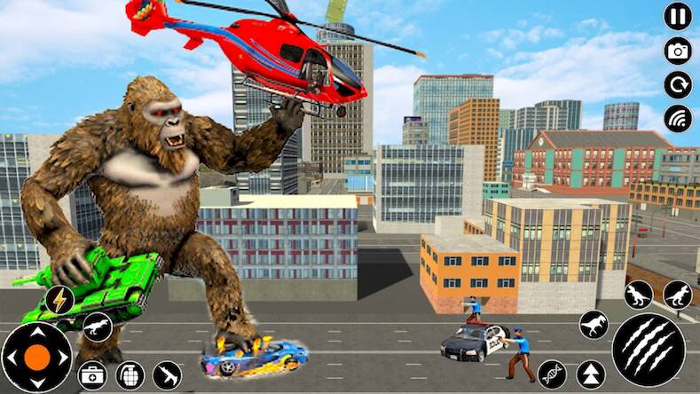 Скачать Gorilla vs King Kong 3D Games (Взлом на монеты) версия 0.9.2 apk на Андроид