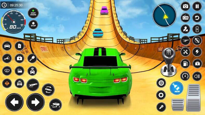 Скачать GT Сумасшедший Авто Stunt Игра (Взлом на монеты) версия 2.4.4 apk на Андроид