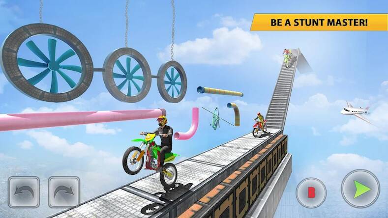 Скачать Bike Stunt Race 3D: Bike Games (Взлом на монеты) версия 2.4.4 apk на Андроид