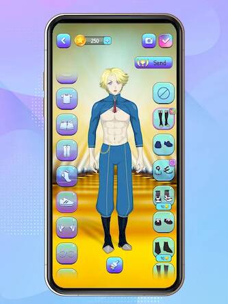 Скачать Anime Boys Dress Up Games (Взлом открыто все) версия 1.8.8 apk на Андроид