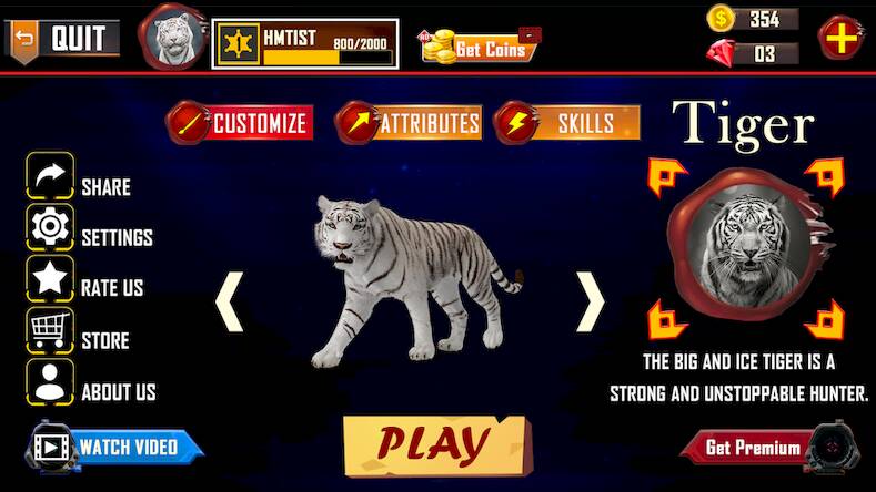 Скачать тигр симулятор игра (Взлом открыто все) версия 1.7.1 apk на Андроид