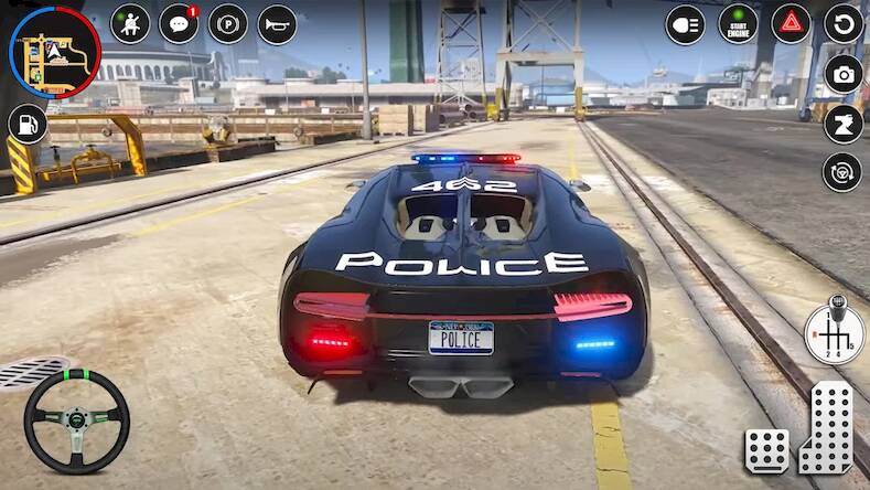 Скачать Police Car Chase: Police Games (Взлом открыто все) версия 0.4.3 apk на Андроид