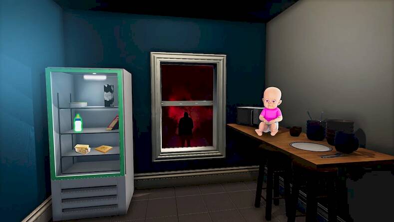 Скачать Baby in Pink Horror Games 3D (Взлом на деньги) версия 2.1.9 apk на Андроид