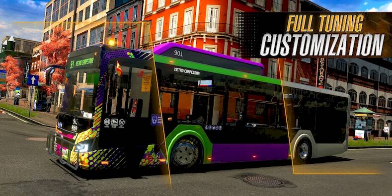Скачать Bus Simulator 2023 (Взлом открыто все) версия 1.9.1 apk на Андроид