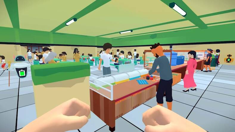 Скачать School Cafeteria Simulator (Взлом открыто все) версия 2.6.1 apk на Андроид