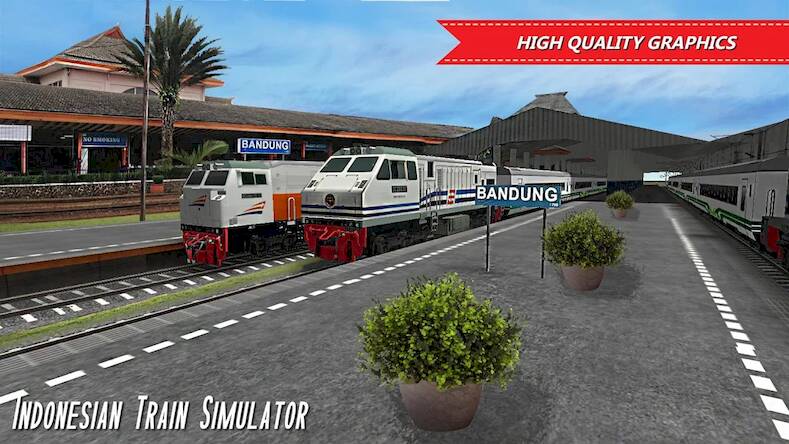 Скачать Indonesian Train Sim: Game (Взлом на монеты) версия 1.4.5 apk на Андроид