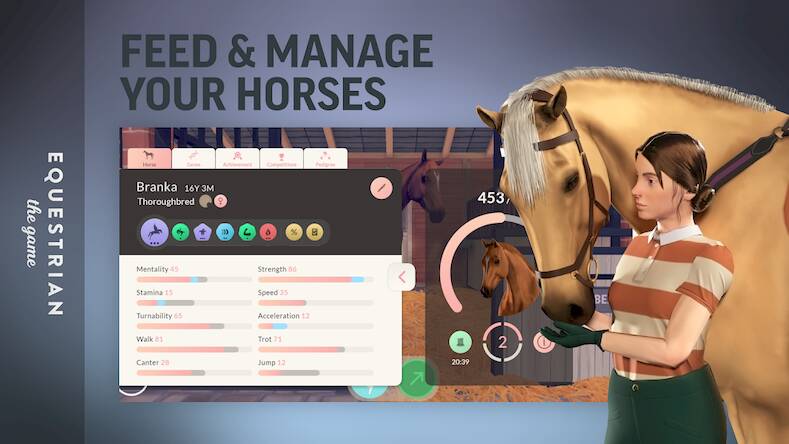 Скачать Equestrian the Game (Взлом открыто все) версия 2.7.2 apk на Андроид