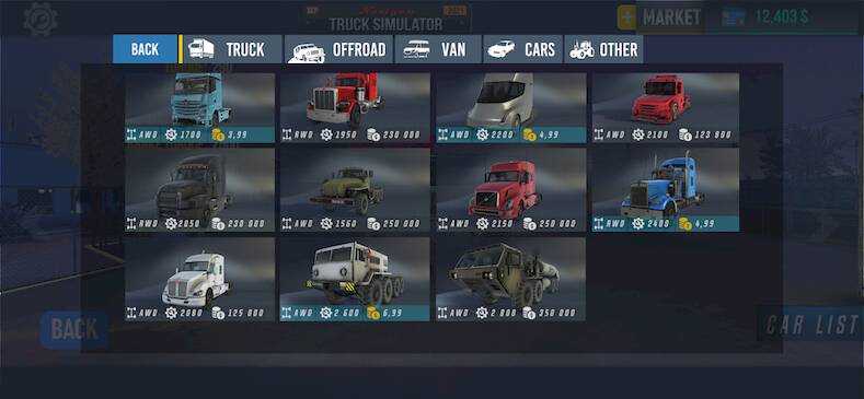 Скачать Nextgen: Truck Simulator, 4x4 (Взлом на монеты) версия 2.6.2 apk на Андроид