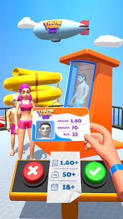 Скачать Theme Park 3D - Fun Aquapark (Взлом на монеты) версия 0.9.4 apk на Андроид