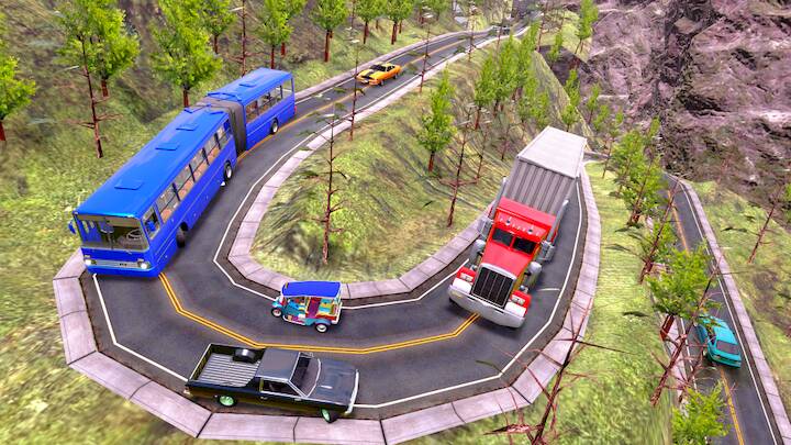 Скачать Risky Road: Hilly Bus Driver (Взлом на деньги) версия 2.1.4 apk на Андроид