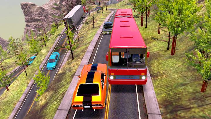 Скачать Risky Road: Hilly Bus Driver (Взлом на деньги) версия 2.1.4 apk на Андроид