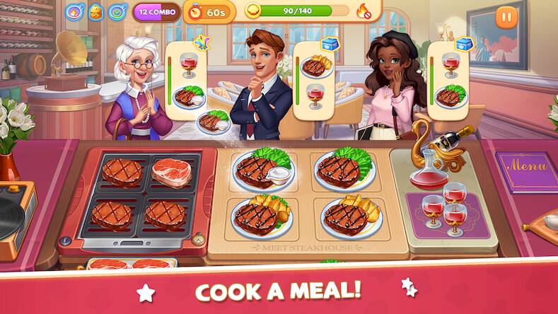 Скачать Mary's Cooking - Master Chef (Взлом на деньги) версия 2.7.7 apk на Андроид