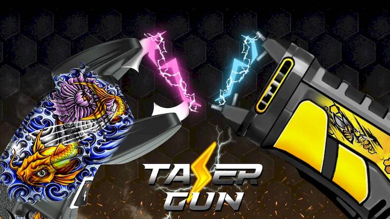 Скачать Taser Gun Prank: Gun Simulator (Взлом на монеты) версия 1.7.7 apk на Андроид