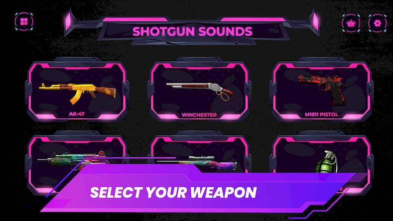 Скачать Real Gun Shot Sounds Simulator (Взлом на деньги) версия 2.6.3 apk на Андроид