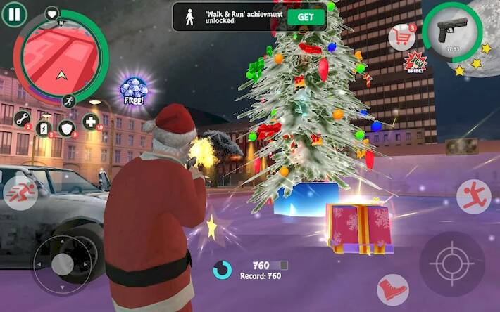 Скачать Crime Santa (Взлом на деньги) версия 0.9.4 apk на Андроид
