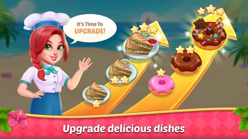 Скачать Kitchen Crush: кулинарные игры (Взлом открыто все) версия 1.3.6 apk на Андроид
