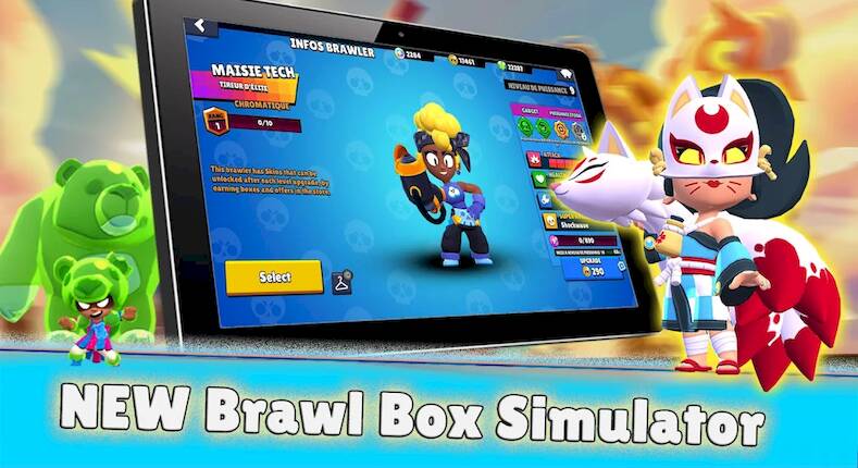 Скачать Olympus Box Simul: brawl stars (Взлом на деньги) версия 0.2.4 apk на Андроид