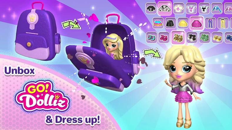 Скачать Go! Dolliz: 3D Doll Dress Up (Взлом на монеты) версия 1.6.2 apk на Андроид