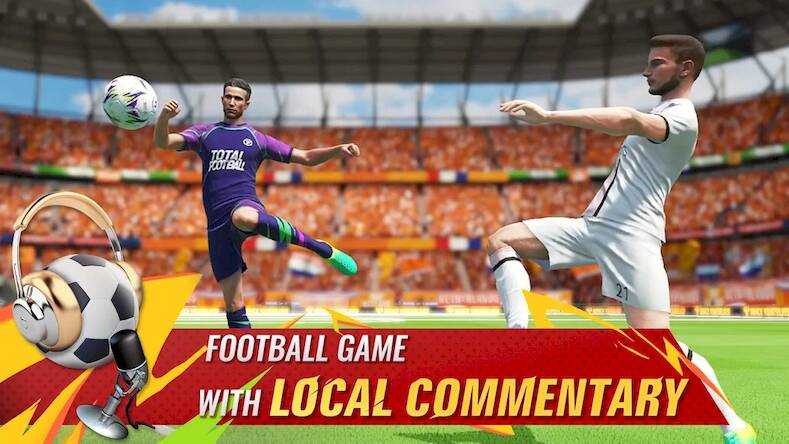 Скачать Total Football - Soccer Game (Взлом на монеты) версия 1.8.5 apk на Андроид